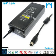 Adaptador de corriente alterna para PC con conector DC de 7.4x5.0mm 19V 6.3 A